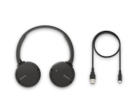 SONY WHCH500B Czarne - 507051 - zdjęcie 4